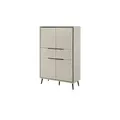 Produktbild: Highboard  Arluno , beige , Maße (cm): B: 90 H: 140 T: 38.0