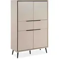 Produktbild: Finori Arona 53A Highboard 90x140x38 cm Sand/Schwarz - Schwarz