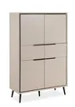 Produktbild: Highboard beige modern Wohnzimmerschrank sand Kommode Skandinavisch Sideboard