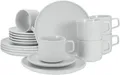 Produktbild: CreaTable Kaffeeservice Chef Collection (18-tlg), 6 Personen, Porzellan, Service, nordisches Design, 18 Teile, für 6 Personen