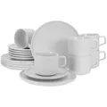 Produktbild: Creatable Kaffeeservice, Weiß, Keramik, 18-teilig, 250 ml,250 ml, Essen & Trinken, Geschirr, Geschirr-Sets, Kaffeeservice