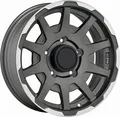 Produktbild: 4x Alufelgen SPARCO DAKAR MATT DARK GREY LIP POLISHED 5,5x16 ET0 LK5 140 16 Zoll