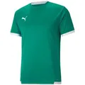 Produktbild: PUMA Fußballtrikot TEAMLIGA JERSEY Fußball, Kurzarm, Rundhalsausschnitt, aus Interlock-Material grün XXL (60/62)