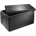 Produktbild: thermohauser Thermobox Eco Line schwarz, 45 Liter, Kunststoff EPP, GN 1/1, 60 x 40 x 30,5 cm