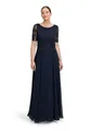 Produktbild: Vera Mont Damen Abendkleid mit Spitze 40, Night Sky