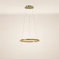 Produktbild: s.luce Led-Hängelampe, Gold, Metall, Rund,Rund, 40x3.3x40 cm, Lampen & Leuchten, LED Beleuchtung, LED-Hängeleuchten