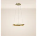 Produktbild: s.luce Pendelleuchte LED Ring Pendelleuchte rund Direkt oder Indirekt Gold, Warmweiß