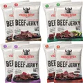 Produktbild: Beef Jerky Mischkarton 400g 8 x 50g – 2x Original 2x Jalapeno 2x Barbecue 2x ...