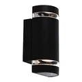 Produktbild: Wand Lampe Leuchte Beleuchtung Outdoor ALU Druckguss schwarz halbrund Kanlux 22441