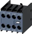 Produktbild: Siemens Hilfsschalterblock 3RH2911-1HA22 | 2S/2Ö | S00/S0 | Schraubanschluss | 6A 230V | front-/seitlich anbaubar