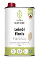 Produktbild: ULTRA NATURE Lein?l Firnis 0,5L, Farblos, Vegan, Bio, L?semittelfrei, Holzschutz, Holzlasur