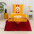 Produktbild: Disney Galatasaray Bettwäsche-Set 2 teilig - Bettwäsche 135x200 und Kopfkissenbezug 80x80-100% Baumwolle Super Weich - Doppelseitiger Kinder Bettwäsche für Jungen und Mädchen