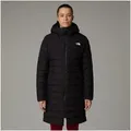 Produktbild: The North Face Steppmantel W ACONCAGUA PARKA (1-tlg) mit Daunenfüllung, mit gefütterter Kapuze und Kordelzug, winddicht schwarz XXL (48)