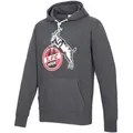 Produktbild: 1. FC Köln Rundhalspullover Hoodie Basic Anthrazit grau 4XL
