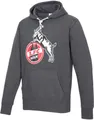 Produktbild: 1. FC Köln Rundhalspullover Hoodie Basic Anthrazit