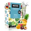 Produktbild: INSTICK Zuckerfreies Instant-Getränk (Tropical) - 1 Packung für 12 x 0,5-1 L - Veganes Getränkepulver Kalorienarm & Vitamin C - Instant-Pulver