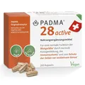 Produktbild: PADMA 28 active 200 Kapseln - Mit Vitamin C - Unterstützung von Blutgefäßen, Immunsystem & Schutz vor Stress - Nach tibetischer Rezeptur mit Kräutern & Mineralien - Vegan, hergestellt in der Schweiz