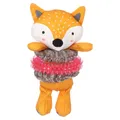 Produktbild: Flamingo Hundespielzeug Britty Fuchs Ocker 13,5x12x25 cm für Welpen Squeaker