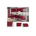 Produktbild: VICCO Hängeschrank 60cm (flach) Bordeaux Hochglanz Küchenschrank Dunstabzug Küchenzeile Fame-Line