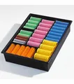 Produktbild: Efalock Original-Griffig-Haarwickler Sortimentskasten Kasten schwarz mit 60 Wick