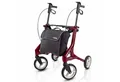 Produktbild: Topro Rollator Topro Pegasus Carbonrollator 6,1kg Leichtgewichtrollator Weinrot