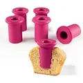 Produktbild: CuCap 6x Silikon Ausstecher Backförmchen Perfekte Aussparungen für professionelle Muffins Cupcakes Ideal zum Aushöhlen und Befüllen Muffinblech...