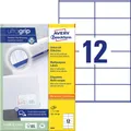 Produktbild: AVERY Zweckform Etiketten 3424 weiß 105,0 x 48,0 mm - 1.200 Stück