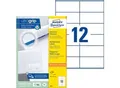 Produktbild: Avery Zweckform Universal Etiketten 3424, ultragrip, A4, matt, 1200 Etiketten