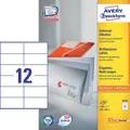 Produktbild: AVERY Zweckform Etiketten 3424 weiß 105,0 x 48,0 mm, 100 Blatt