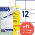 Produktbild: Universele etiketten Avery Zweckform 3424 105x48mm