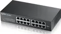 Produktbild: ZyXEL GS1100-16 - Unmanaged - Gigabit Ethernet (10/100/1000) - Rack-Einbau - Wandmontage