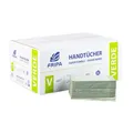 Produktbild: Papierhandtücher Fripa VERDE V 5000 Blatt grün 25x23 cm Papierhandtuch in Zick-Zack (ZZ) Falzung, 1-lagig