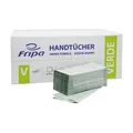 Produktbild: Fripa Papierfabrik Albert Friedrich KG Fripa Papierhandtücher Green, V-Falz, 25 x 23 cm, 1-lagiges Handtuchpapier aus 100% recyceltem Material, 1 Karton = 20 Packungen à 250 Tücher 4021101