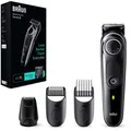 Produktbild: Braun Barttrimmer Series 3, BT3440, 40 Schnittstufen, mit 2 Aufsätzen und Scherkopf