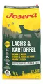 Produktbild: JOSERA Lachs & Kartoffel (1 x 12,5 kg) | Adult | Premium Trockenfutter für ausgewachsene Hunde | Kartoffel & Lachs als einzige tierische Proteinquelle | getreidefrei | Hundefutter| 1er Pack