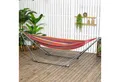 Produktbild: Outsunny Hängemattengestell Kleiderständer für Terrasse, Garten, Hof, (Hängemattenständer, 1-St., Hängematte), bis 120 kg Belastbar, Stahl, 290 x 92 x 88cm