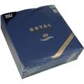 Produktbild: Papstar Servietten 11605, Royal Collection, 40 x 40 cm, 1/4-Falz, dunkelblau, 50 Stück