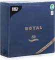Produktbild: Papstar 50 Servietten ROYAL Collection 1/4 Falz 40 cm x 40 cm (Dunkelblau)