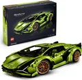 Produktbild: LEGO Technic Lamborghini Sián FKP 37 Rennauto, Modellbausatz für Erwachsene, Geschenkidee zum Geburtstag für Männer oder Frauen, Sammlerstück zum Austellen als Home- oder Büro-Deko, Modellauto 42115