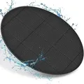 Produktbild: tillvex® Whirlpool Unterlage rund Schwarz 196 cm | Bodenmatte Poolunterlage Matte für Outdoor Whirlpools | Thermo Bodenschutzmatte Pool Untergrun...