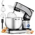 Produktbild: HOMELUX 2500W Küchenmaschine Multifunktional Knetmaschine, 12L Knetmaschine inkl 4-Teiligem Patisserie-Set und Spritzschutz, 12 Geschwindigkeit