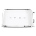 Produktbild: Smeg TSF02WHEU - 50‘s Retro Style, 2-Schlitz-Toaster, Lang, Weiß