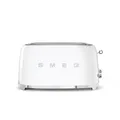 Produktbild: Smeg, 2x2 TSF02WHEU -Toaster, 2 lange Schlitze für 2 Scheiben, 6 Vergoldungsniveaus, Heizfunktion, Abtau- und Bagel- Funktion, Sammelschublade, 950W, Weiß