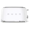 Produktbild: Smeg Langschlitz-Toaster für bis zu 4 Scheiben 50's Retro Style Weiß 950 Watt