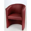 Produktbild: Cocktailsessel Clubsessel Bordeaux Farben Loungesessel Sessel Kunstleder Neu - bordeaux
