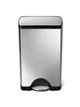 Produktbild: Simplehuman 38L rechteckiger Treteimer, gebürsteter Edelstahl