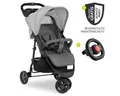 Produktbild: Hauck Kinder-Buggy Citi Neo 3 - Grey, Sportwagen mit Liegefunktion Regenschutz, Insektenschutz & Lenkrad