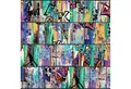 Produktbild: zaunzu Sichtschutzstreifen Streetart bedruckter Sichtschutz 2,5m x 2,0m, (1 Rolle, Motivdruck Sichtschutzstreifen), Beidseitiger Druck für Doppelstabgitter