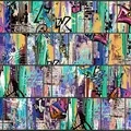 Produktbild: Bedruckter Sichtschutz STREETART für Zäune Doppelstabmatten Zaundruck
