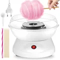 Produktbild: Zuckerwattemaschine Für Zuhause, Zuckerwatte Maschine, Retro Cotton Candy Machine, 450w Für Verschiedene Partys Einfache Bedienung Und Leicht Reinigen Cotton Candy Machine Inkl. Zubehör(Weiß)